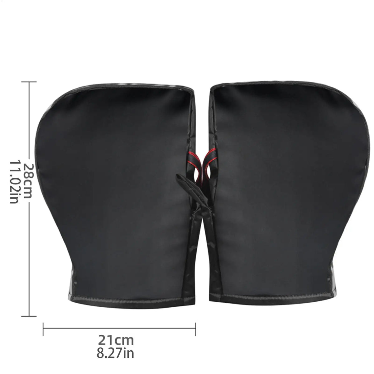 Winter Motorcycle Handlebar Muffs – Waterproof Scooter Gloves Handlebar Muffs PLUSH