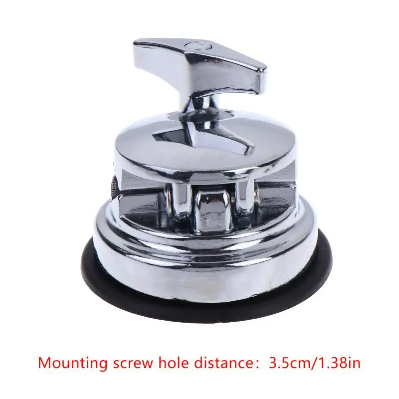 3-Way Alloy Floor Tom Leg Clamp Holder | Drum Mount Hardware Drum Mount Hardware PLUSH Round