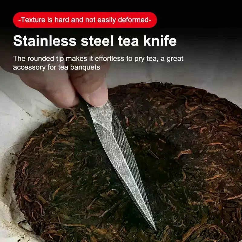 Stainless Steel Tea Knife & Needle – Pu-erh Tea Cake Tool Tea Cake Tool PLUSH
