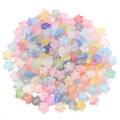 200pcs Acrylic Star Spacer Beads 9x10mm – DIY Jewelry Making Acrylic Spacer Beads PLUSH Mixed