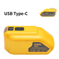 12W LED Work Light for DeWalt 18V 20V Battery | USB Flashlight LED Work Light PLUSH USB LED adapter China Mainland