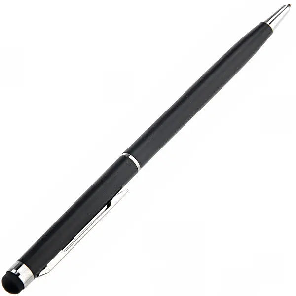2-in-1 Stylus & Ballpoint Pen for Touchscreen Devices – Black Stylus Ballpoint Pen PLUSH
