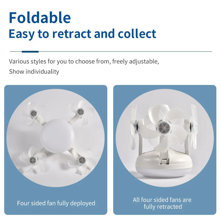 E27 LED Ceiling Fan Light 20W Dimmable 3-Color Remote Control LED Ceiling Fan Light PLUSH