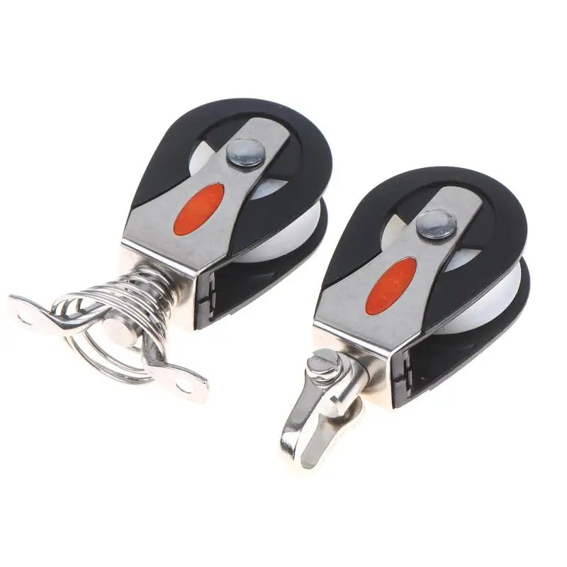 Stainless Steel Pulley Nylon Wheel – Corrosion Resistant 85x42mm Marine Pulley Block PLUSH