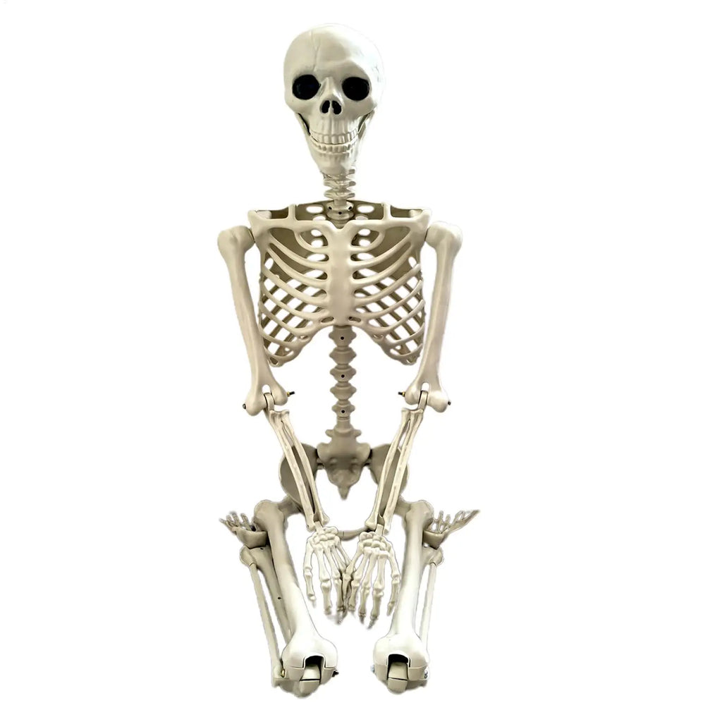 90cm Posable Halloween Skeleton Prop – Haunted House Decor Halloween Skeleton Prop PLUSH