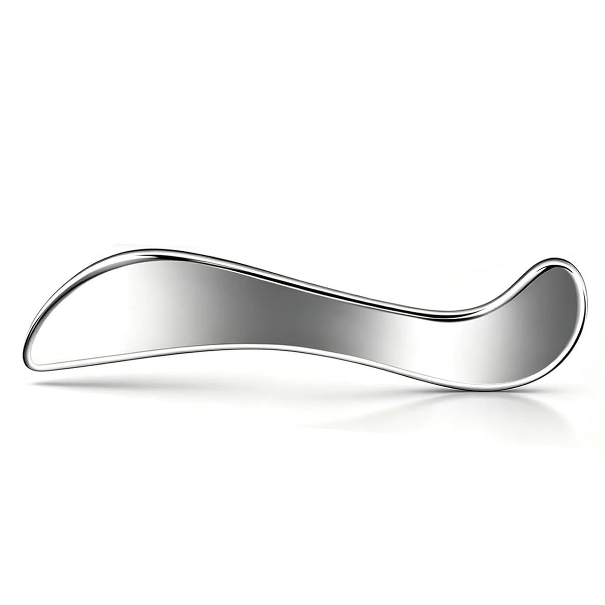 Stainless Steel Fascia Scraper & Gua Sha Massage Tool Massage Scraper Tool PLUSH 1pc S-shaped