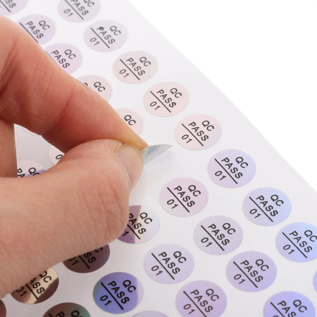 QC Passed Stickers – 10 Sheets Quality Control Labels Green Quality Control Labels PLUSH