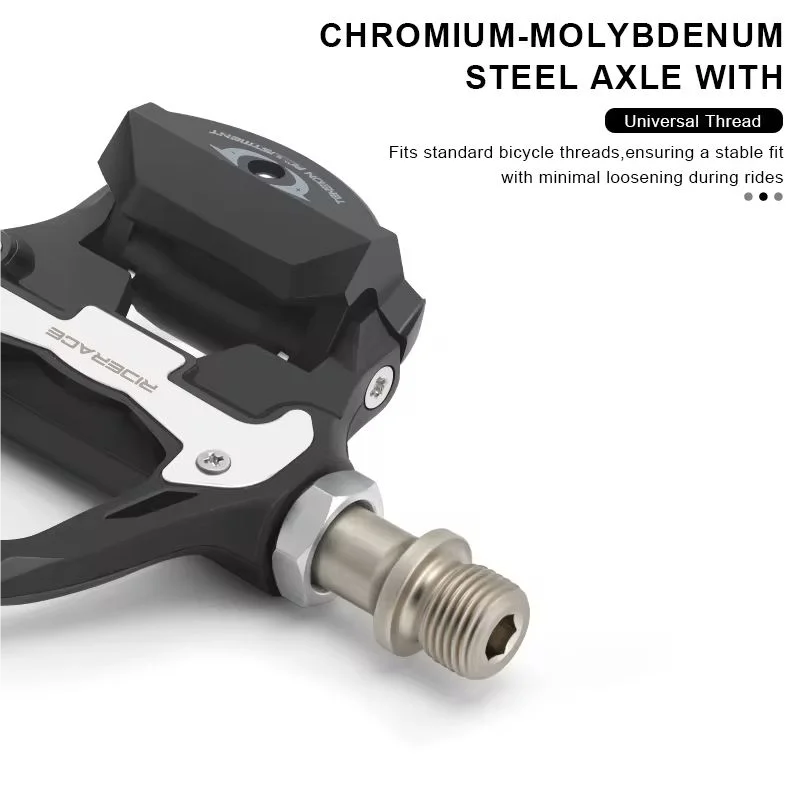 Road Bike Clipless Pedals SPD SL Self-Locking Sealed Bearing Clipless Bike Pedals PLUSH