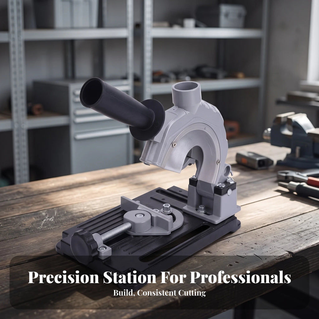 Angle Grinder Stand with Sliding Rail & Cast Iron Base Grinder Stand PLUSH