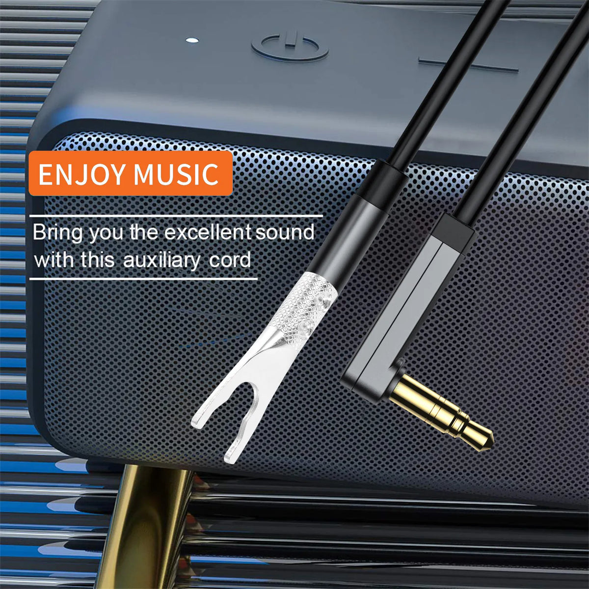 Silver Plated Y/U Shape Speaker Cable Plug Wire Connector Speaker Cable Connector PLUSH