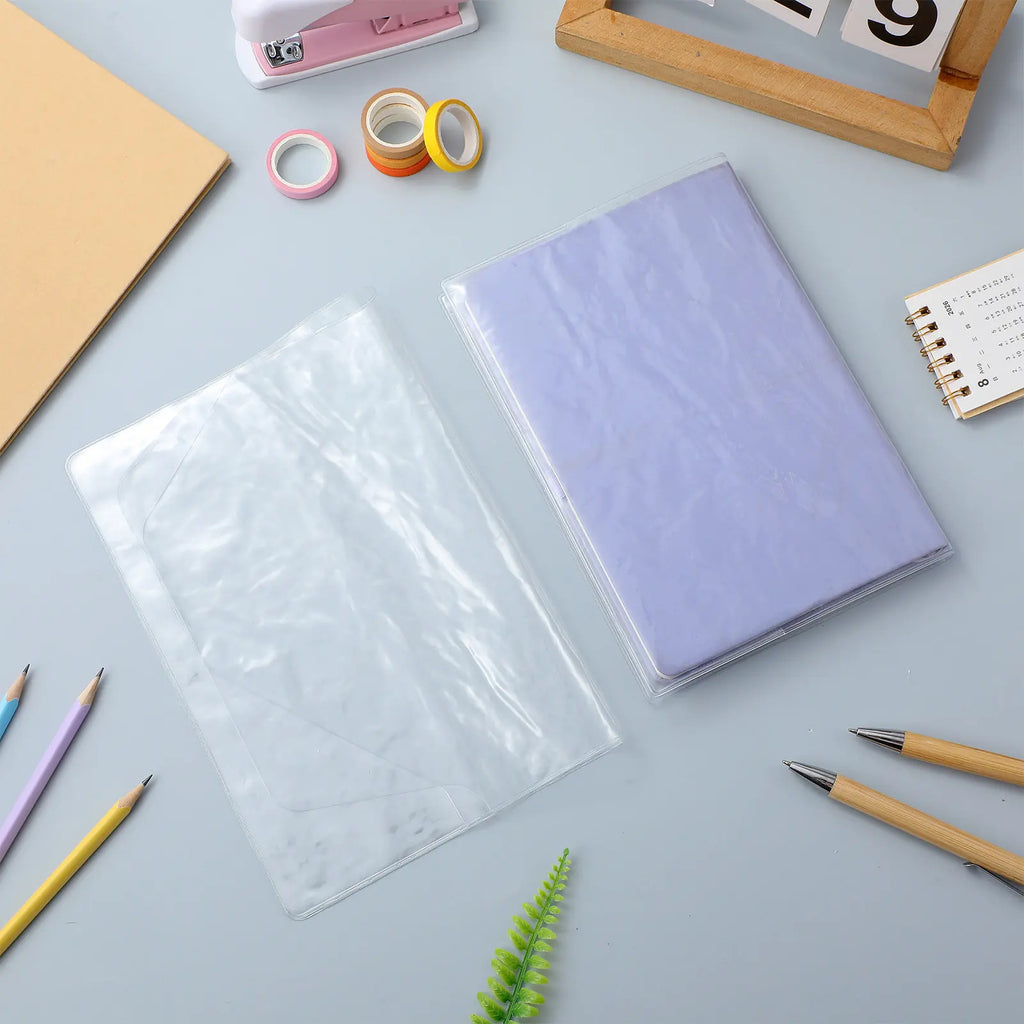 A5 Clear Notebook Cover – Waterproof Protective Sleeve Set Notebook Cover PLUSH