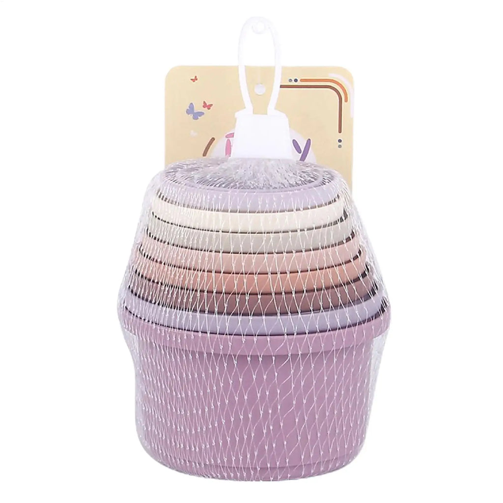 8-Piece Stacking Cups Toy Set for Rabbits & Small Pets Small Pet Toy Set PLUSH
