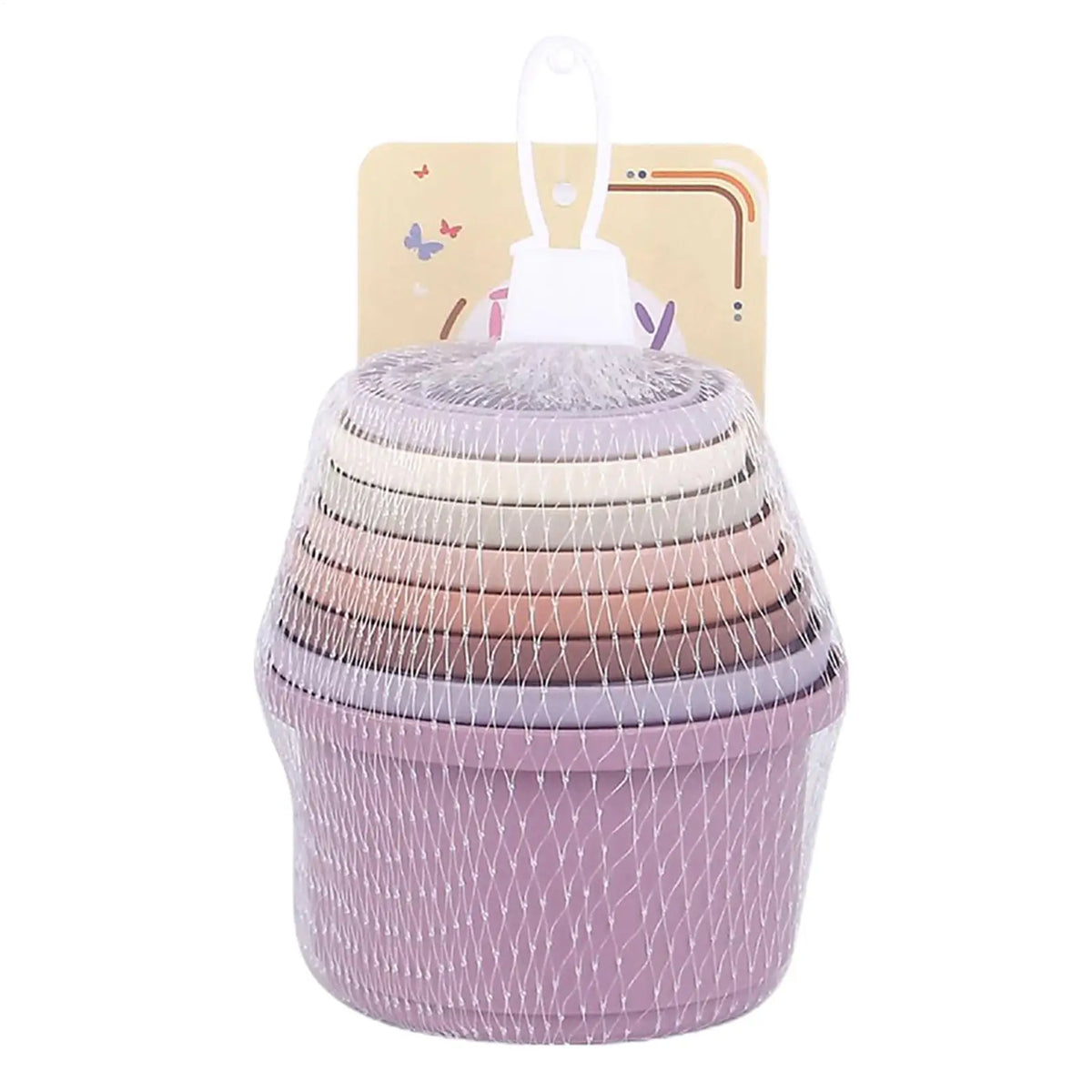 8-Piece Stacking Cups Toy Set for Rabbits & Small Pets Small Pet Toy Set PLUSH