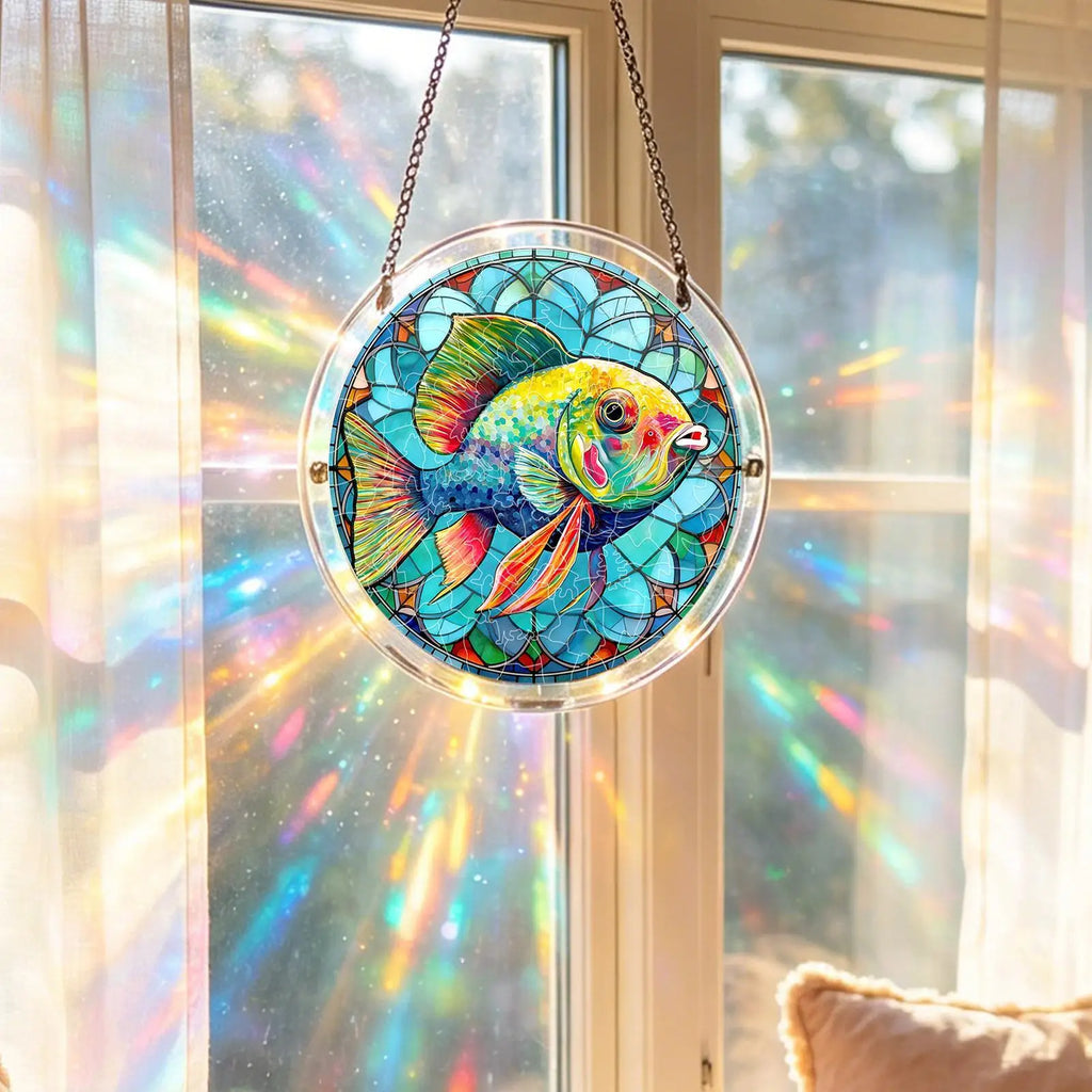 Acrylic Puzzle Suncatcher – Window Hanging Home Decor Ornament Suncatcher Ornament PLUSH