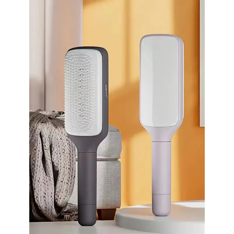 Self-Cleaning Hairbrush – Anti-Static Airbag Scalp Massage Comb Hair Brush PLUSH