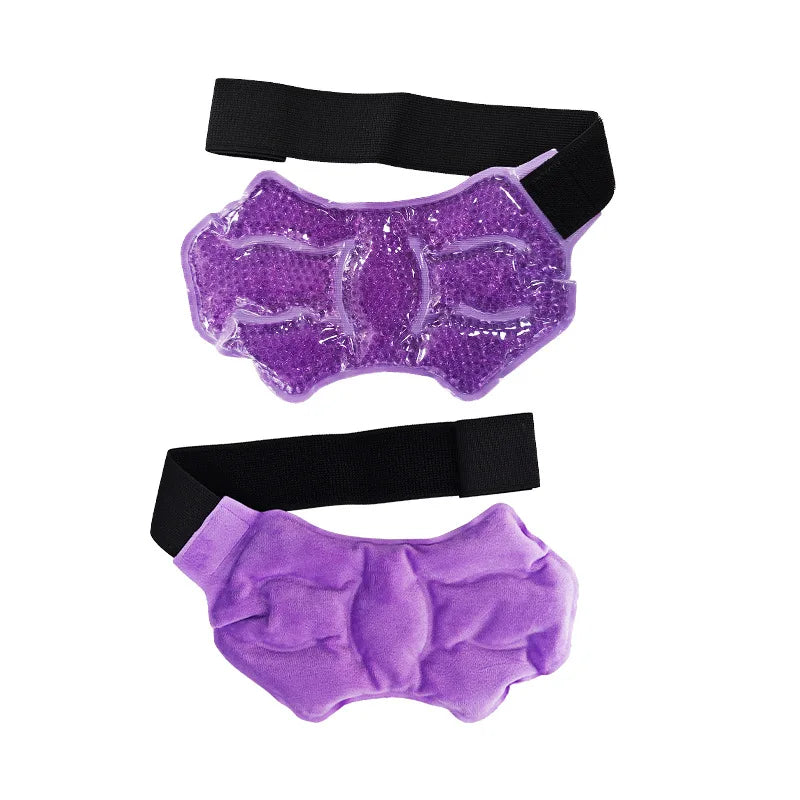 Reusable Hot & Cold Gel Pack – Ankle, Knee, Arm & Leg Wrap Hot Cold Gel Pack PLUSH Purple