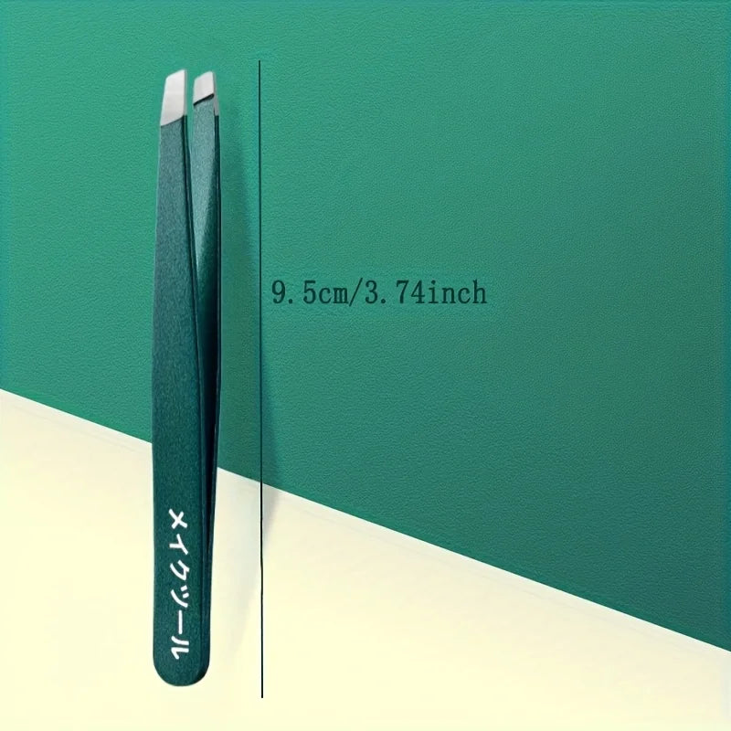 4-Piece Stainless Steel Eyebrow Tweezers Precision Grooming Set Eyebrow Tweezers Set PLUSH