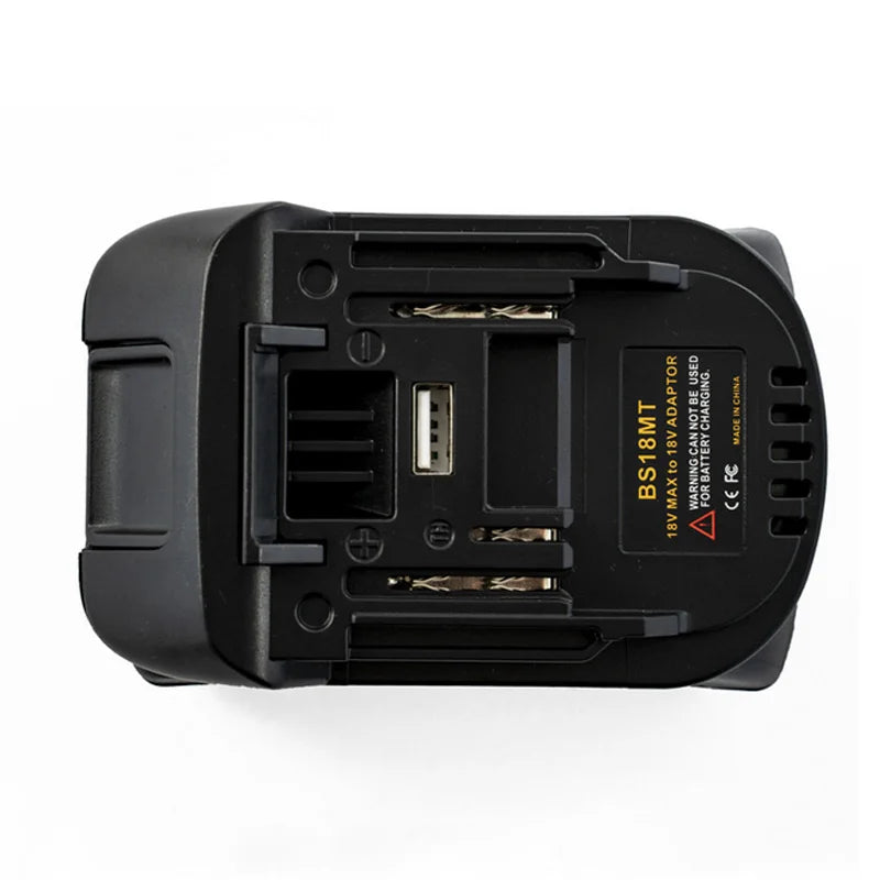 BS18MT Bosch 18V to Makita 18V Battery Adapter with USB Battery Adapter Converter PLUSH