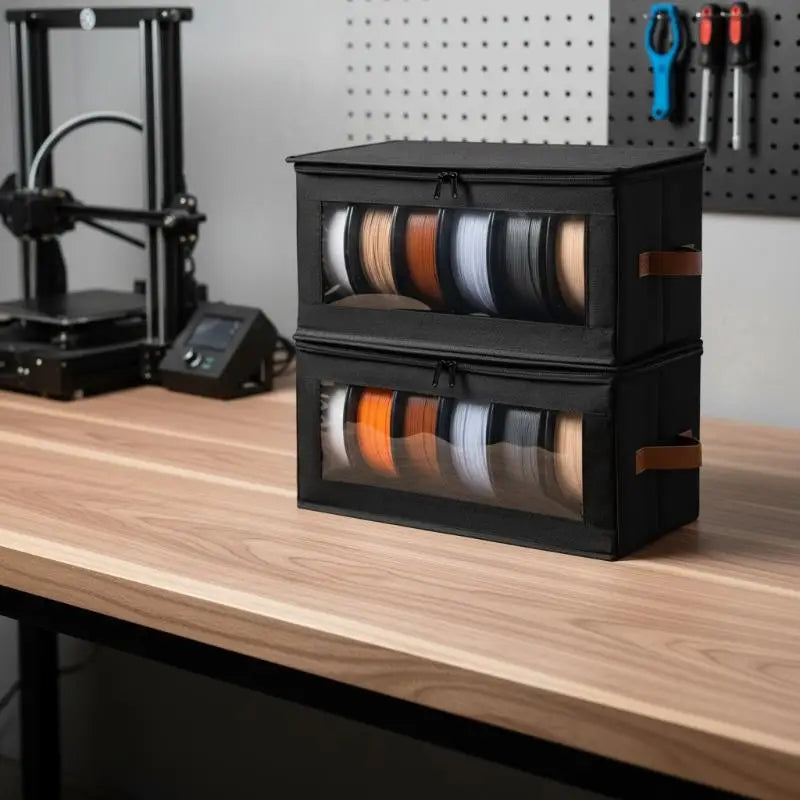 3D Printer Filament Storage Box – Moisture-Proof 1kg Spool Case Filament Storage Box PLUSH