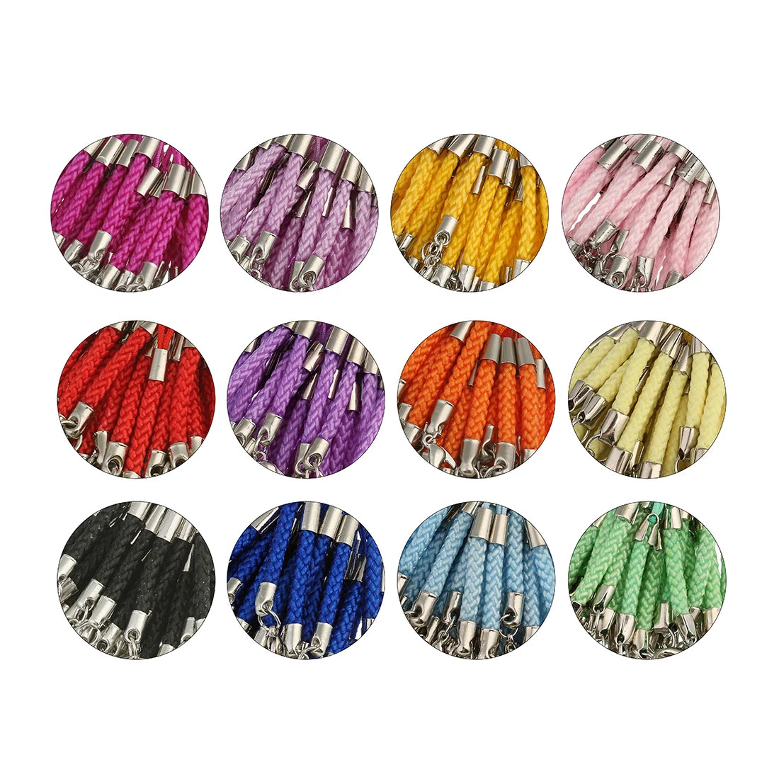 10pcs Braided Keychain Lanyard Cords with Lobster Clasps DIY Keychain Lanyard Cord PLUSH