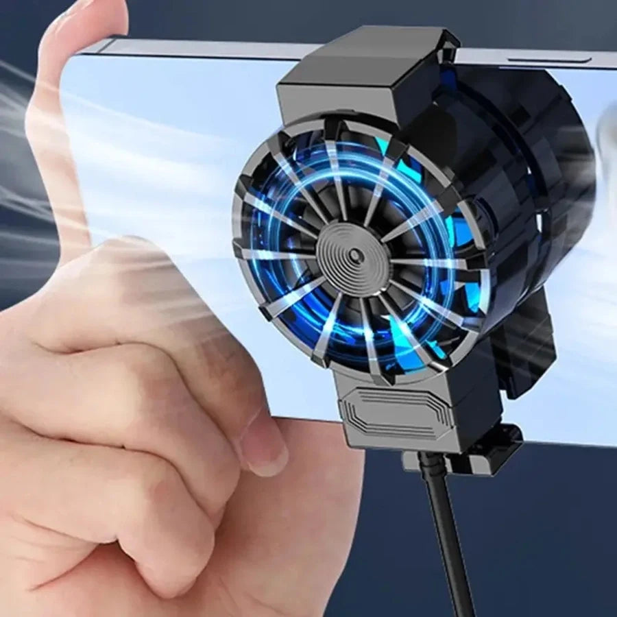 Portable Phone Cooler – External Fan for iPhone & Android Phone Cooling Fan PLUSH