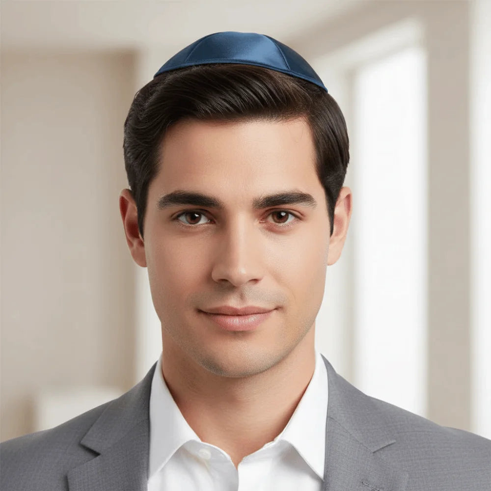 Satin Dome Cap – Retro Four-Panel Skullcap | Unisex Satin Dome Cap PLUSH