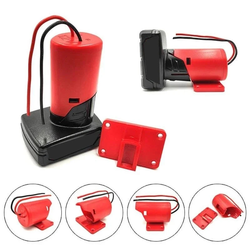 DIY Power Adapter for Milwaukee M12 10.8V 12V Li-ion Battery Battery Power Adapter PLUSH