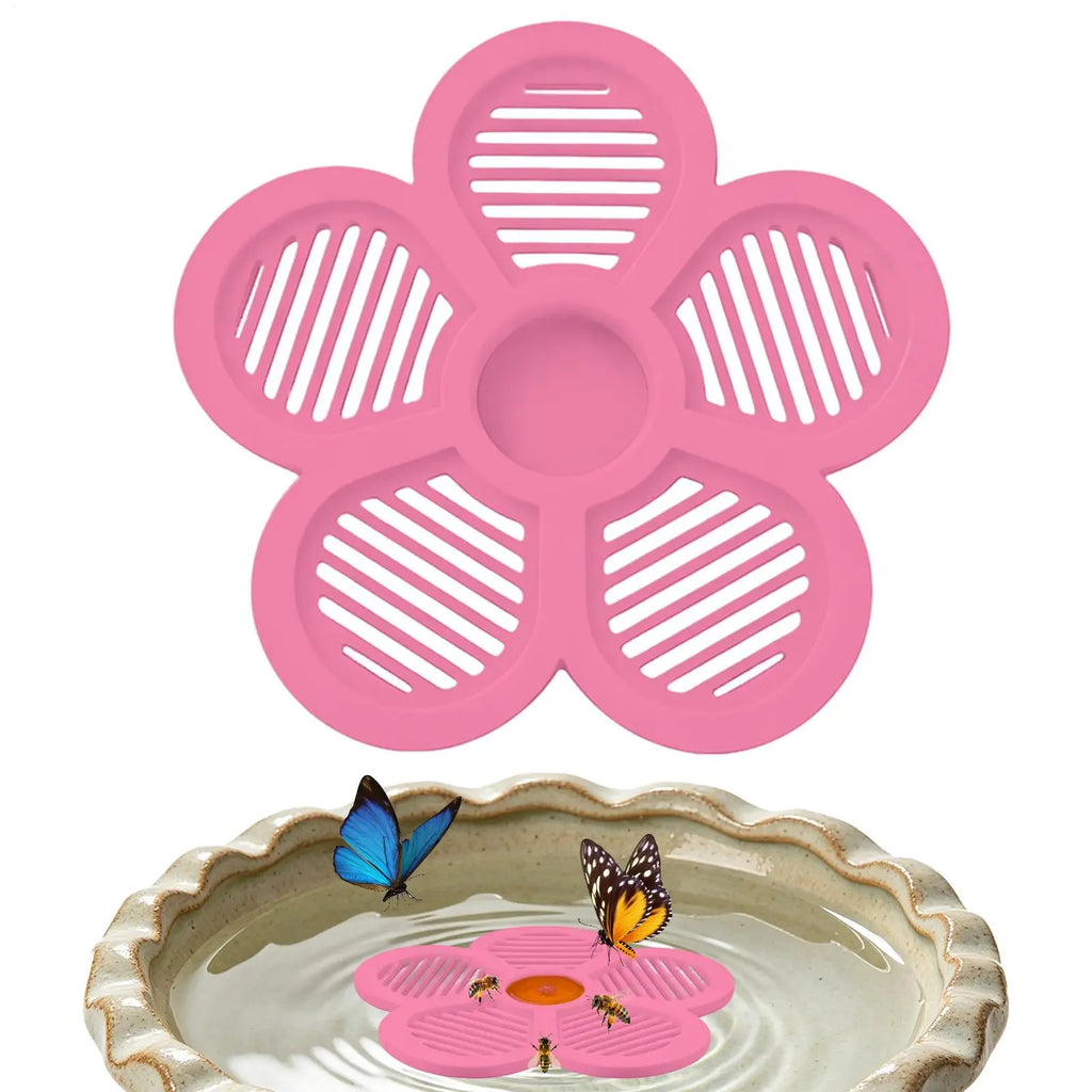 Floating Bee Island Waterer – Pollinator Drinking Tray Bee Waterer Station PLUSH