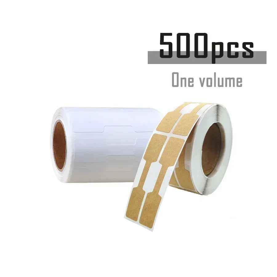 500pcs Self-Adhesive Jewelry Price Tags Roll | Rectangle Labels Jewelry Price Tags PLUSH