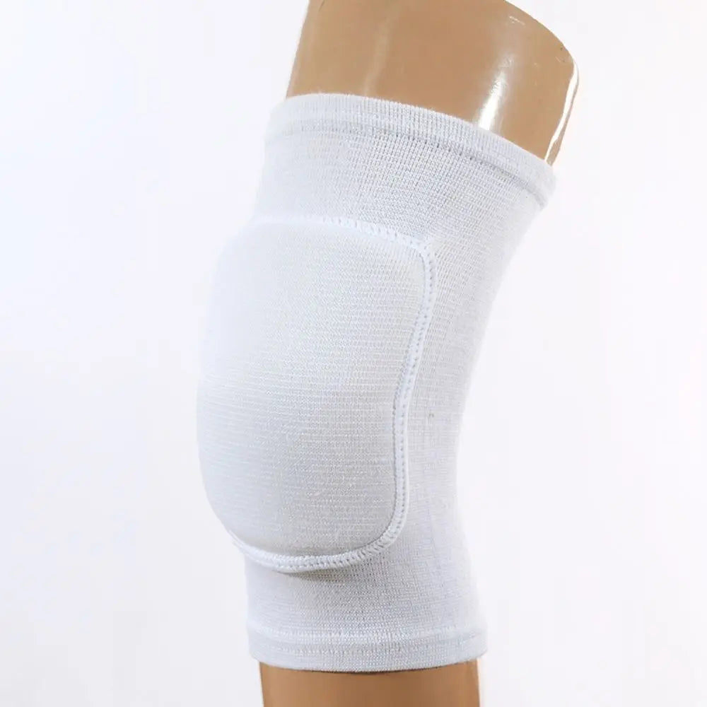 Knitted Nylon Sports Knee Sleeves – Breathable Non-Slip Pair Sports Knee Sleeve PLUSH white XS