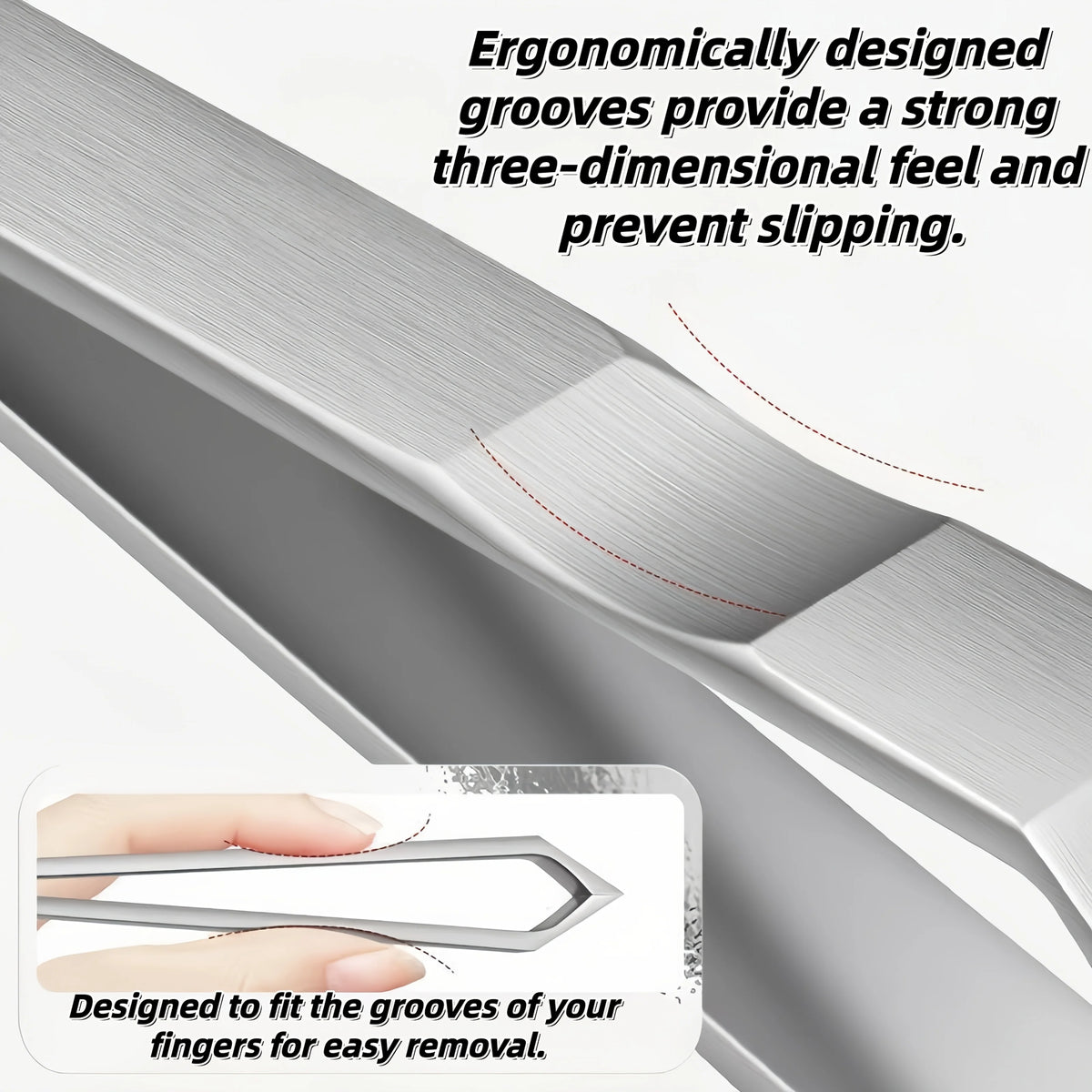 Stainless Steel Beard & Mustache Tweezers | Precision Grooming Grooming Tweezers PLUSH