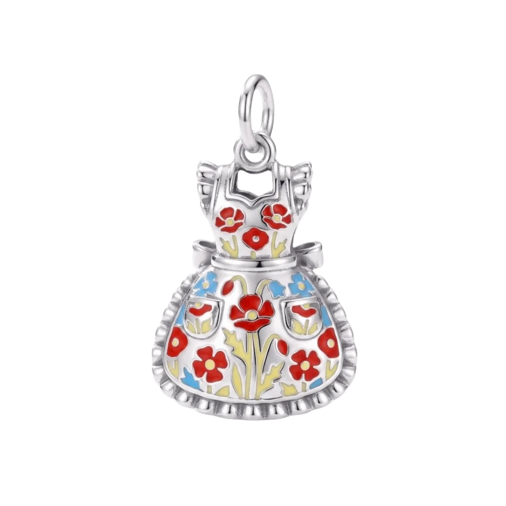 London Enamel Stainless Steel Charms – DIY Jewelry Making DIY Jewelry Charm PLUSH Apron