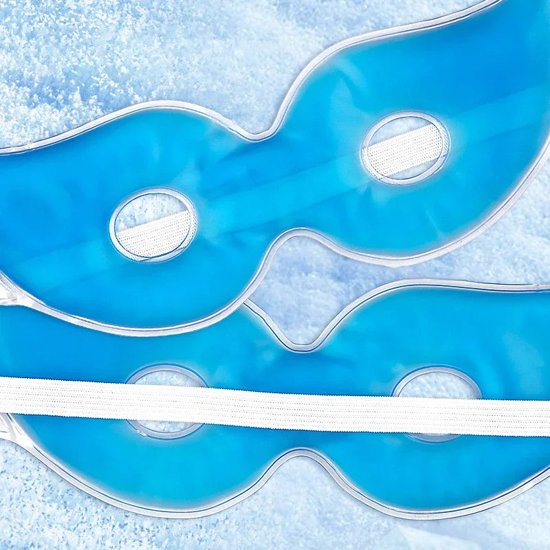 Reusable Cooling Gel Eye Mask – Hot & Cold Therapy, 1-3pcs Cooling Eye Mask PLUSH