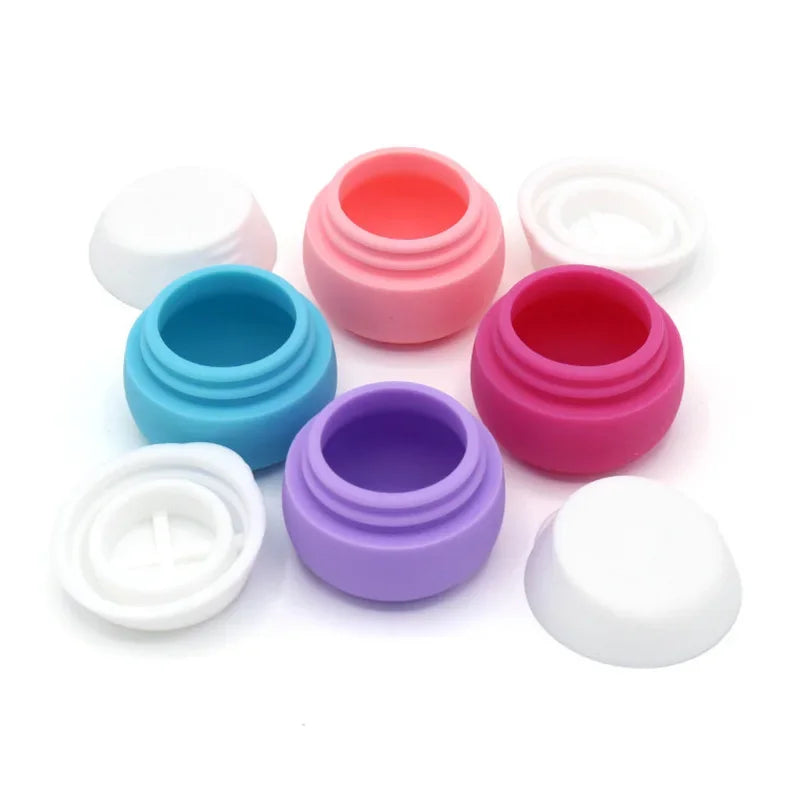 25ml Silicone Travel Cosmetic Jar – Refillable Cream Container Travel Cosmetic Jar PLUSH