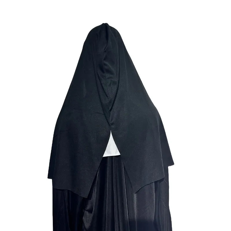 Frightening Nun Latex Mask – Halloween Horror Costume Halloween Costume Mask PLUSH