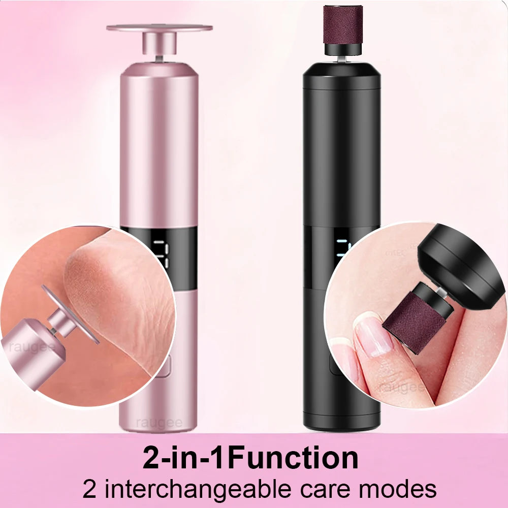 Electric Foot Callus Remover & Pedicure File – raugee Electric Foot File PLUSH