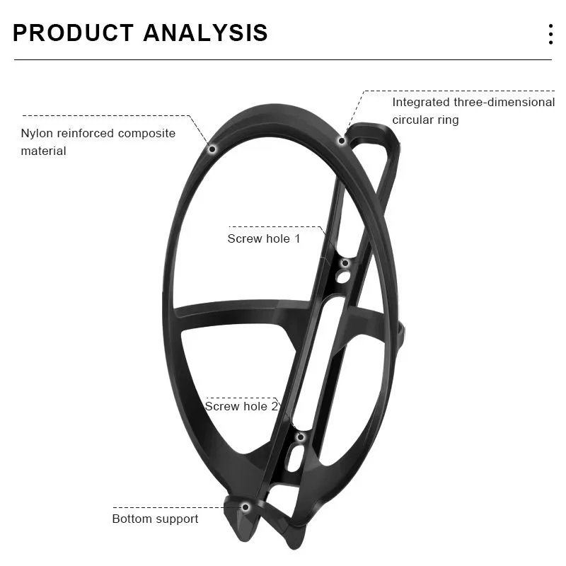 Lightweight MTB Bike Water Bottle Cage with Tire Lever Bike Bottle Cage PLUSH
