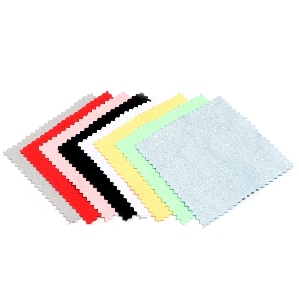 Silver Polishing Cloth Anti-Tarnish Jewelry Cleaner 20-50pcs Jewelry Polishing Cloth PLUSH