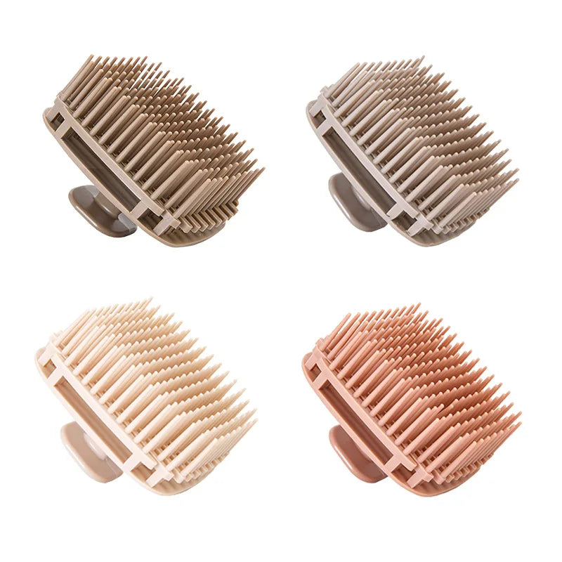 Silicone Scalp Massage Shampoo Brush – Shower Hair Comb Scalp Massage Brush PLUSH