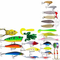 Christmas Fishing Advent Calendar – 24-Day Lure Gift Set Fishing Lure Kit PLUSH Style B