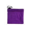 Microfiber Golf Towel with Carabiner Clip | Quick-Dry Golf Towel PLUSH Purple