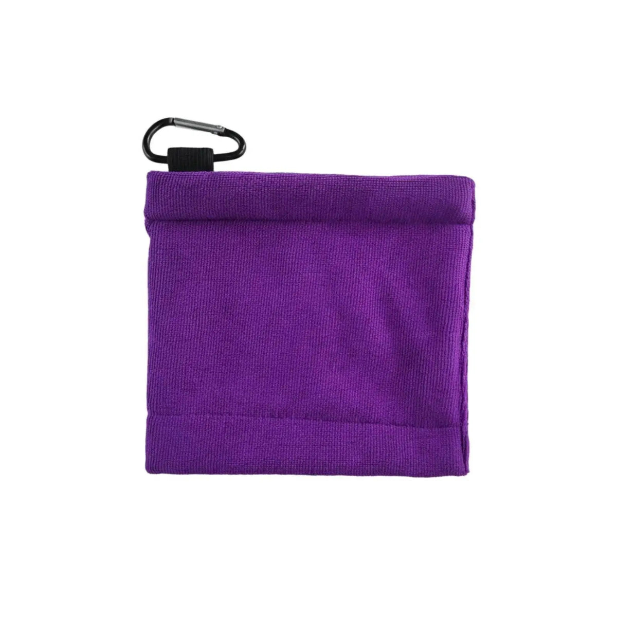 Microfiber Golf Towel with Carabiner Clip | Quick-Dry Golf Towel PLUSH Purple