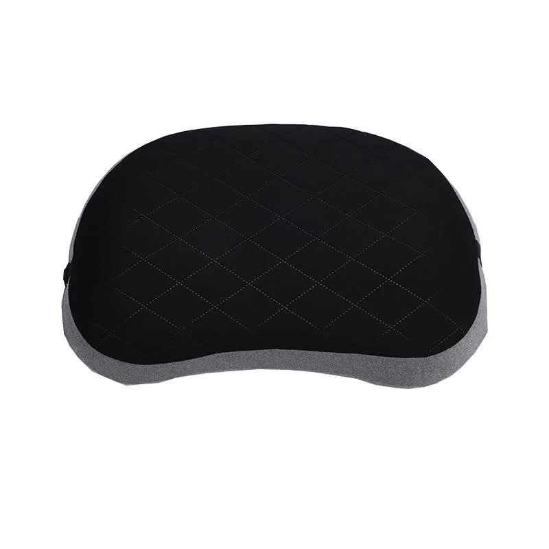 Ultralight Inflatable Camping Pillow – Washable Cover | MEXiZE Inflatable Camping Pillow PLUSH Black
