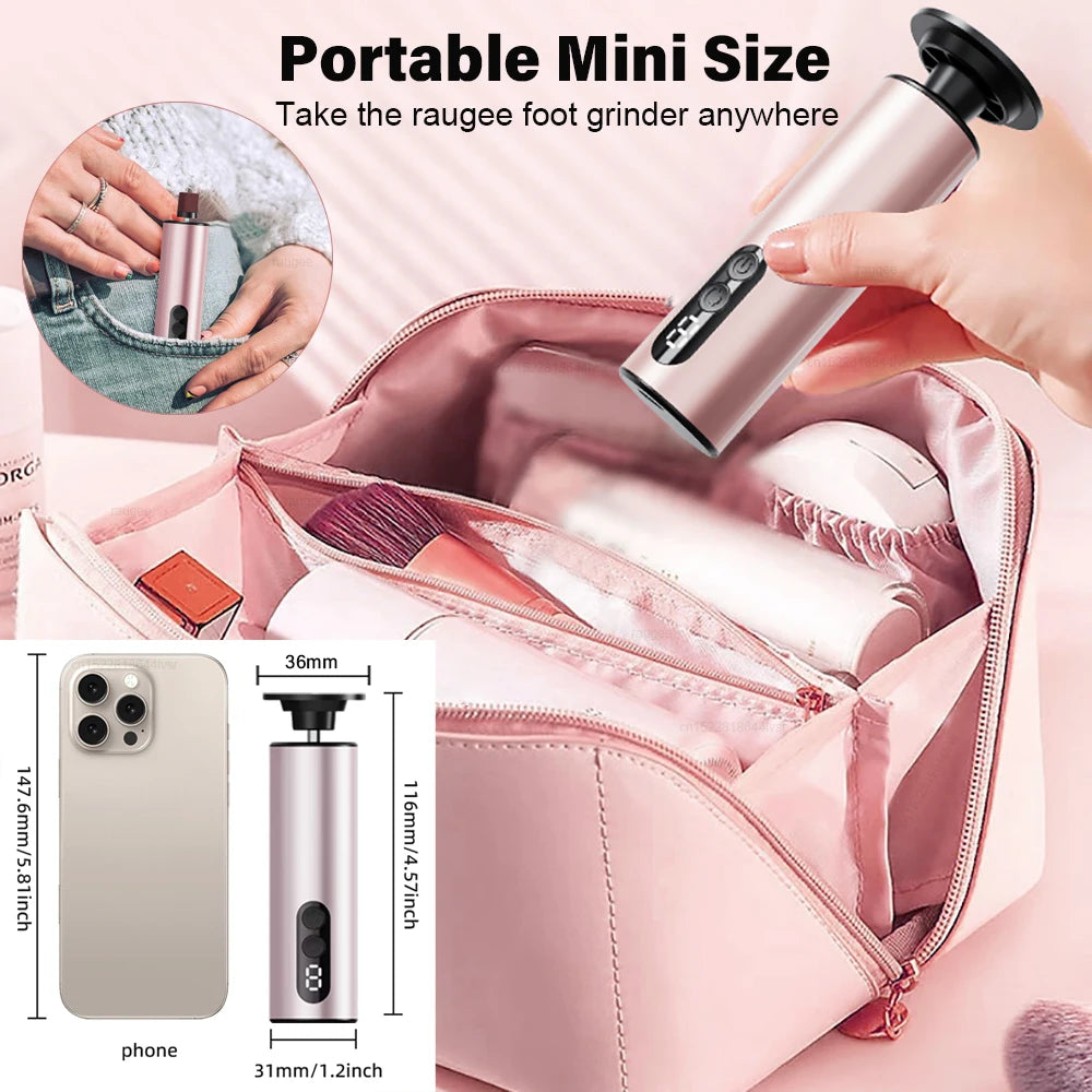 Electric Callus Remover & Foot Sander – 9-Speed Pedicure Electric Callus Remover PLUSH