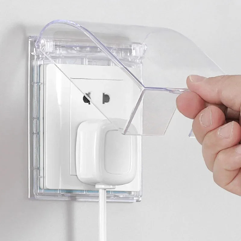 Waterproof Self-Adhesive Outlet Cover – Kids Safety Socket Protector Outlet Safety Cover PLUSH
