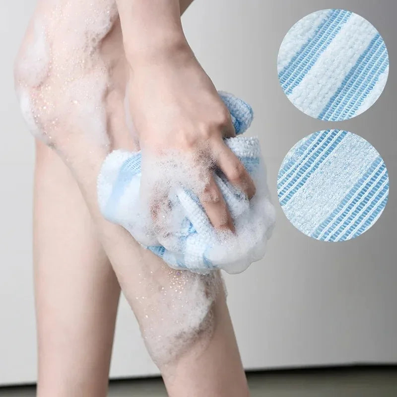 Nylon Exfoliating Bath Brush – Back & Body Shower Scrubber Exfoliating Bath Brush PLUSH