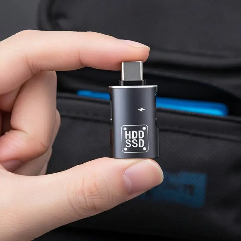 Type-C OTG Adapter 2-in-1 USB 2.0 Data Sync & Charging USB-C OTG Adapter PLUSH