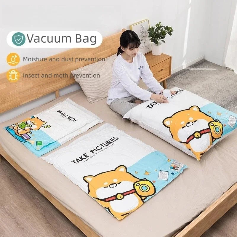 Vacuum Storage Bags – Space-Saving Compression for Clothes Vacuum Storage Bags PLUSH