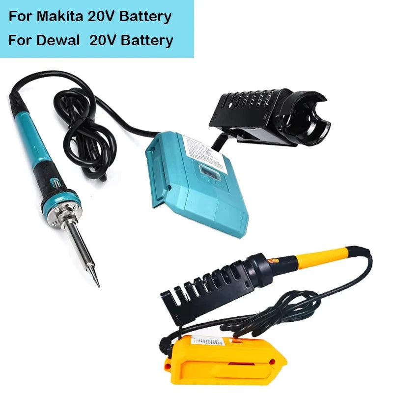 60W Cordless Soldering Iron for Makita & DeWalt Battery – 510℃ Cordless Soldering Iron PLUSH