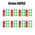 Lucky Clover Rhinestone Napkin Rings – Wedding Table Décor Napkin Rings PLUSH 48PCS